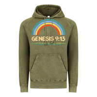 Vintage Olive genesis 913 god's promise faithfully rainbow bible verse t shirt Vintage Hoodie - linhVisuals