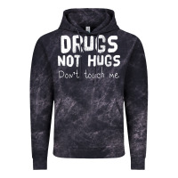 Cloud Black drugs not hugs Vintage Hoodie - linhVisuals