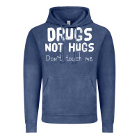 Vintage Denim drugs not hugs Vintage Hoodie - linhVisuals