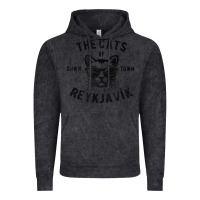 Vintage Black cats of downtown reykjavik t shirt Vintage Hoodie - linhVisuals