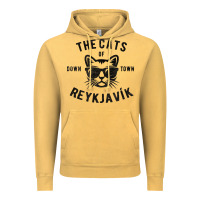 Vintage Mustard cats of downtown reykjavik t shirt Vintage Hoodie - linhVisuals