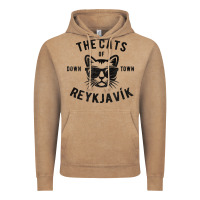 Vintage Coffee cats of downtown reykjavik t shirt Vintage Hoodie - linhVisuals