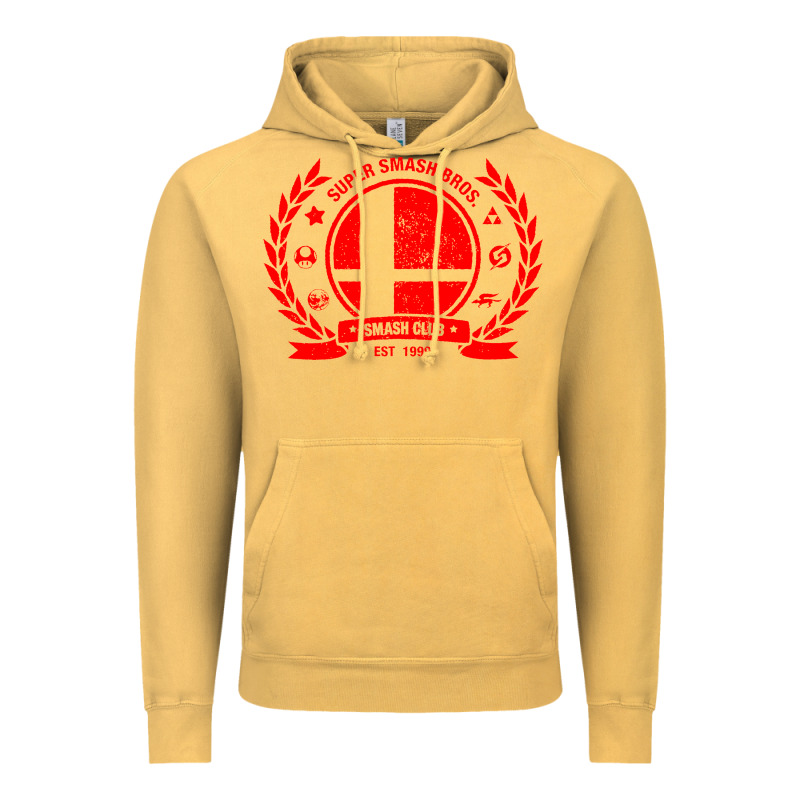 Super Smash Bros Smash Club Vintage Hoodie by linhVisuals | Teevron