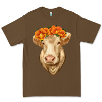Cacao Charolais Cow Premium Tee - RanaPortraitStore