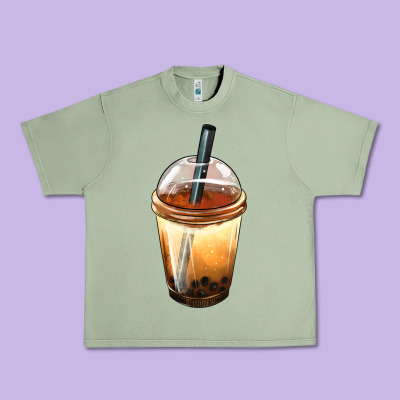 Bobba Cup Urban Heavy Tee Designed By Fadigitalartstudio