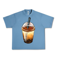 Pebble Blue Bobba cup Urban Heavy Tee - FaDigitalArtStudio