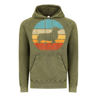 Vintage Olive corgi retro vintage 60s 70s sunset dog lovers men women t shirt Vintage Hoodie - linhVisuals
