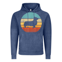 Vintage Denim corgi retro vintage 60s 70s sunset dog lovers men women t shirt Vintage Hoodie - linhVisuals