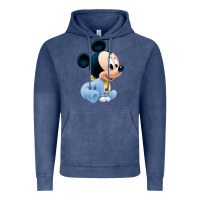 Vintage Denim baby micke  mouse Vintage Hoodie - linhVisuals