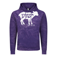 Cloud Purple isaiah 53 lamb yeshua jesus t shirt Vintage Hoodie - linhVisuals