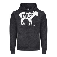 Vintage Black isaiah 53 lamb yeshua jesus t shirt Vintage Hoodie - linhVisuals