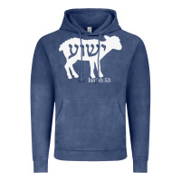 Vintage Denim isaiah 53 lamb yeshua jesus t shirt Vintage Hoodie - linhVisuals