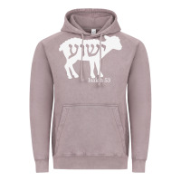 Vintage Zinc isaiah 53 lamb yeshua jesus t shirt Vintage Hoodie - linhVisuals