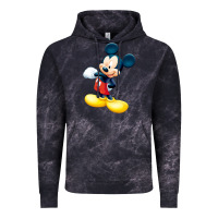 Cloud Black micke mouse Vintage Hoodie - linhVisuals