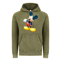 Vintage Olive micke mouse Vintage Hoodie - linhVisuals