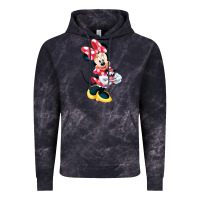 Cloud Black minni mouse Vintage Hoodie - linhVisuals
