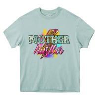 Arona Mother hustler lightning bolt mother's day Heavy Core Tee - HowdyJamesFarm