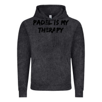 Vintage Black padel is my therapy Vintage Hoodie - linhVisuals
