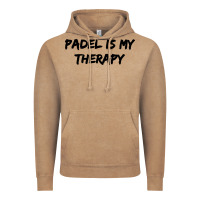 Vintage Coffee padel is my therapy Vintage Hoodie - linhVisuals