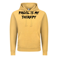 Vintage Mustard padel is my therapy Vintage Hoodie - linhVisuals