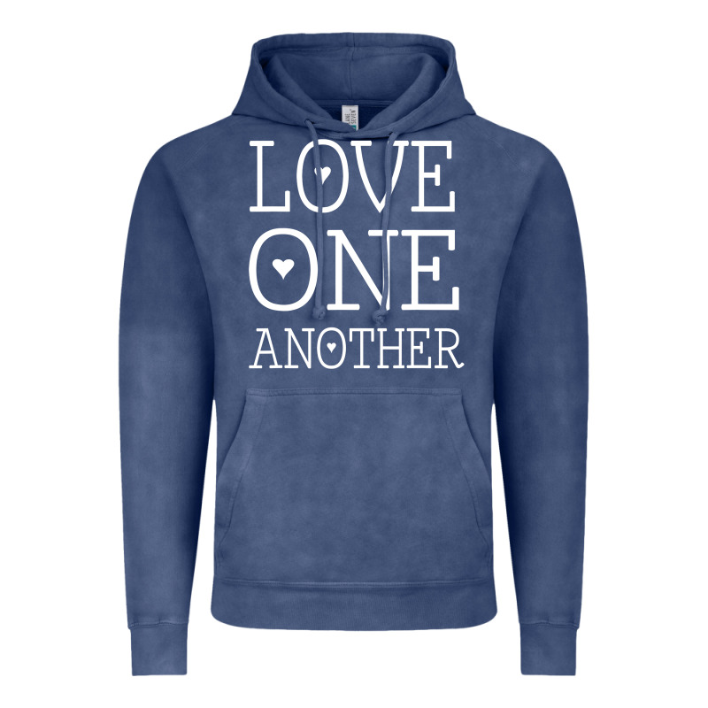 Love One Another Jesus Quote Christian T Shirt Vintage Hoodie by linhVisuals | Teevron