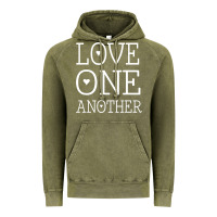 Vintage Olive love one another jesus quote christian t shirt Vintage Hoodie - linhVisuals