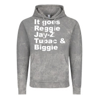 Cloud Rock it goes reggie jay Vintage Hoodie - linhVisuals