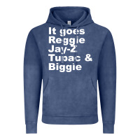 Vintage Denim it goes reggie jay Vintage Hoodie - linhVisuals