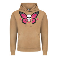 Butterfly Skull Vintage Hoodie | Teevron