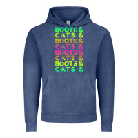 Vintage Denim edm rave shirt  boots and cats gift Vintage Hoodie - linhVisuals