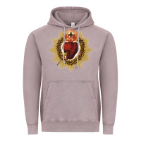 Vintage Zinc sacred heart of jesus catholic devotion t shirt Vintage Hoodie - linhVisuals