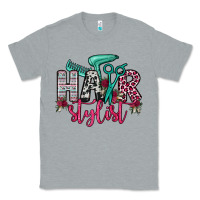 Heather Grey hair stylist Classic Tee - OliviaCreatesArt