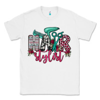 White hair stylist Classic Tee - OliviaCreatesArt