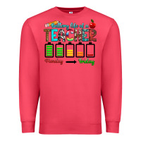 Cardinal battery life of a teacher monday friday Premium Sweatshirt - RanaPortraitStore
