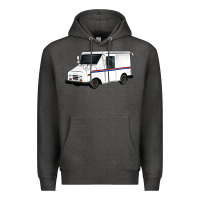 Charcoal Heather mail truck Premium Hoodie - Artiststas