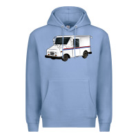 Colony Blue mail truck Premium Hoodie - Artiststas
