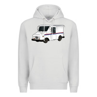 Dove Grey mail truck Premium Hoodie - Artiststas