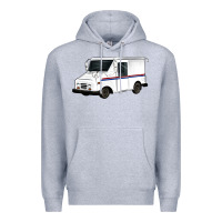 Heather Grey mail truck Premium Hoodie - Artiststas
