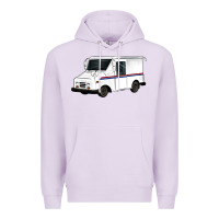 Lilac mail truck Premium Hoodie - Artiststas