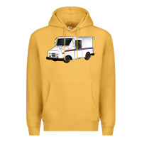 Mustard mail truck Premium Hoodie - Artiststas