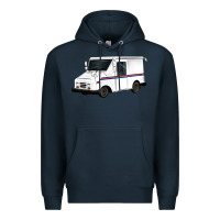 Navy mail truck Premium Hoodie - Artiststas