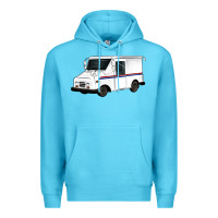 Ocean Blue mail truck Premium Hoodie - Artiststas