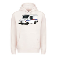 Pale Pink mail truck Premium Hoodie - Artiststas