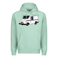 Seafoam mail truck Premium Hoodie - Artiststas