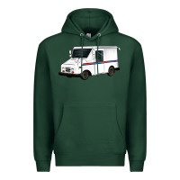 Sports Green mail truck Premium Hoodie - Artiststas
