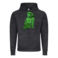 Vintage Black funny cannabis & cat lover marijuana weed smoker art t shirt Vintage Hoodie - linhVisuals