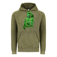 Vintage Olive funny cannabis & cat lover marijuana weed smoker art t shirt Vintage Hoodie - linhVisuals