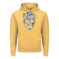 Vintage Mustard funny pitbull skull dog skeleton halloween t shirt Vintage Hoodie - linhVisuals