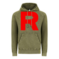 Vintage Olive team rocket Vintage Hoodie - linhVisuals