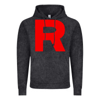 Vintage Black team rocket Vintage Hoodie - linhVisuals